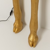 GIRAFE ΦΩΤΙΣΤΙΚΟ ΕΠΙΔΑΠΕΔΙΟ 42x35x196cm FIBERGLASS ΧΡΥΣΟ