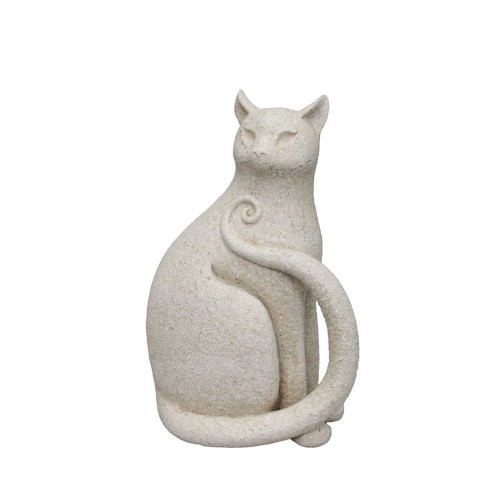 MILO ΔΙΑΚΟΣΜΗΤΙΚΟ ΓΑΤΑ 18x12x27cm POLYRESIN OFF WHITE