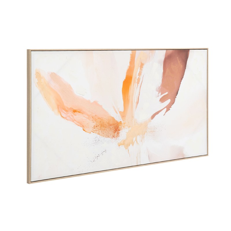 CALANDIUM C ΠΙΝΑΚΑΣ ΔΙΑΚΟΣΜΗΤΙΚΟΣ ΜΕ ΚΟΡΝΙΖΑ 80x145x4cm ΚΑΜΒΑΣ ΜΠΕΖ ΠΟΛΥΧΡΩΜΟ ΞΥΛΟ ΦΥΣΙΚΟ