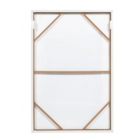 MOTIF MAR A ΠΙΝΑΚΑΣ ΔΙΑΚΟΣΜΗΤΙΚΟΣ ΜΕ ΚΟΡΝΙΖΑ 80x120x4cm ΚΑΜΒΑΣ ΠΟΛΥΧΡΩΜΟ ΞΥΛΟ ΑΣΠΡΟ