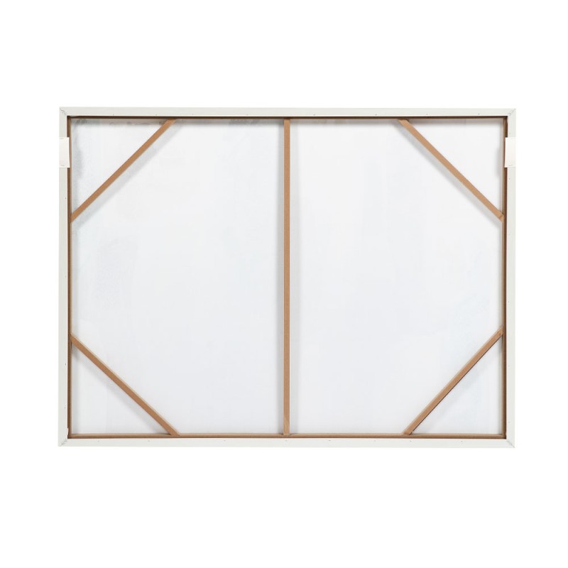 MINT AIR ΠΙΝΑΚΑΣ ΔΙΑΚΟΣΜΗΤΙΚΟΣ ΜΕ ΚΟΡΝΙΖΑ 90x120x4cm ΚΑΜΒΑΣ ΠΟΛΥΧΡΩΜΟ ΞΥΛΟ ΑΣΠΡΟ
