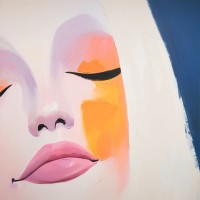 DONNA SOGNA ΠΙΝΑΚΑΣ ΔΙΑΚΟΣΜΗΤΙΚΟΣ ΜΕ ΚΟΡΝΙΖΑ 90x120x4cm ΚΑΜΒΑΣ ΠΟΛΥΧΡΩΜΟ ΞΥΛΟ ΜΑΥΡΟ