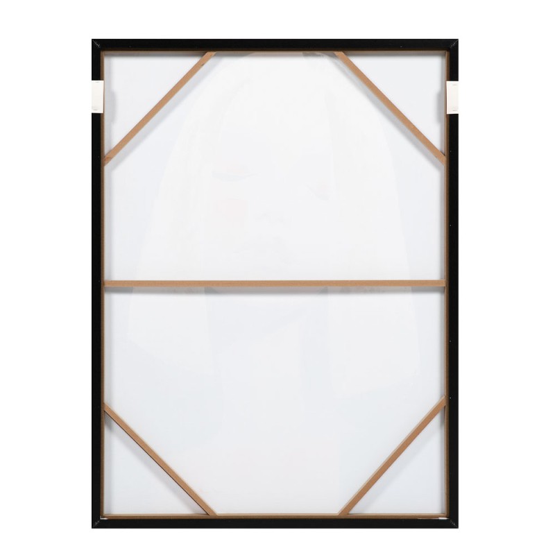 DONNA SOGNA ΠΙΝΑΚΑΣ ΔΙΑΚΟΣΜΗΤΙΚΟΣ ΜΕ ΚΟΡΝΙΖΑ 90x120x4cm ΚΑΜΒΑΣ ΠΟΛΥΧΡΩΜΟ ΞΥΛΟ ΜΑΥΡΟ