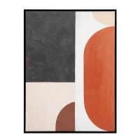 VARME A ΠΙΝΑΚΑΣ ΔΙΑΚΟΣΜΗΤΙΚΟΣ ΜΕ ΚΟΡΝΙΖΑ 60x80x4cm ΚΑΜΒΑΣ ΠΟΛΥΧΡΩΜΟ ΞΥΛΟ ΜΑΥΡΟ
