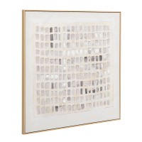 SIMPLICIT ΠΙΝΑΚΑΣ ΔΙΑΚΟΣΜΗΤΙΚΟΣ ΜΕ ΚΟΡΝΙΖΑ 100x100x4cm ΚΑΜΒΑΣ ΜΠΕΖ ΚΑΦΕ ΞΥΛΟ ΦΥΣΙΚΟ