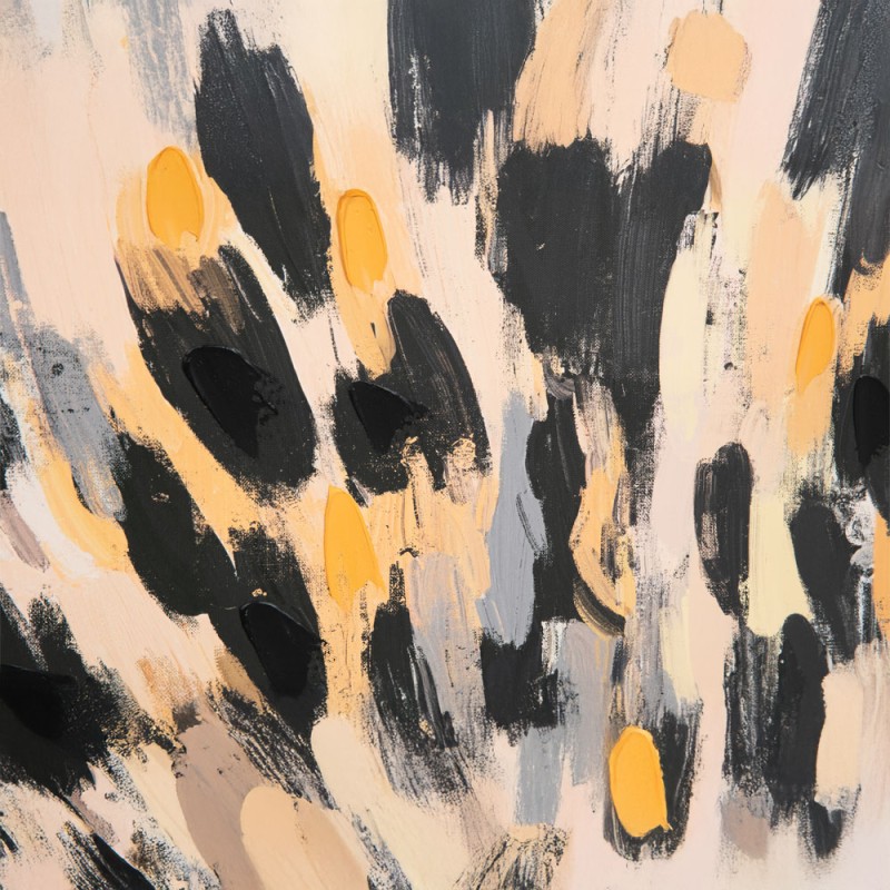 VOIX NOIRE ΠΙΝΑΚΑΣ ΔΙΑΚΟΣΜΗΤΙΚΟΣ ΜΕ ΚΟΡΝΙΖΑ 80x120x4cm ΚΑΜΒΑΣ ΠΟΛΥΧΡΩΜΟ ΞΥΛΟ ΦΥΣΙΚΟ