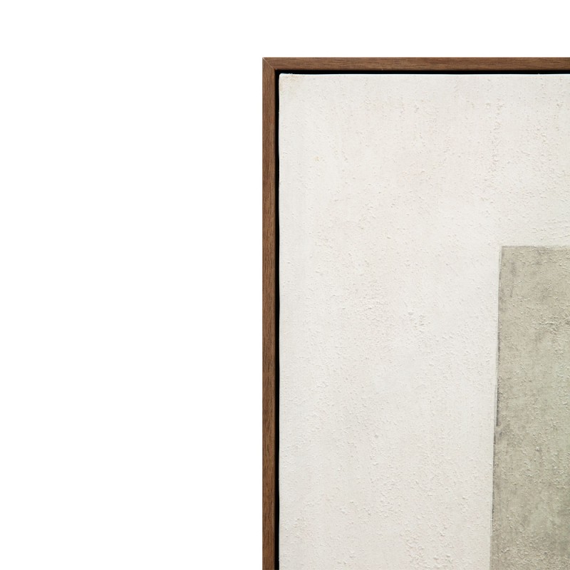 LINEAR ΠΙΝΑΚΑΣ ΔΙΑΚΟΣΜΗΤΙΚΟΣ ΜΕ ΚΟΡΝΙΖΑ 90x120x4cm ΚΑΜΒΑΣ ΜΠΕΖ ΓΚΡΙ ΜΑΥΡΟ ΞΥΛΟ ΦΥΣΙΚΟ
