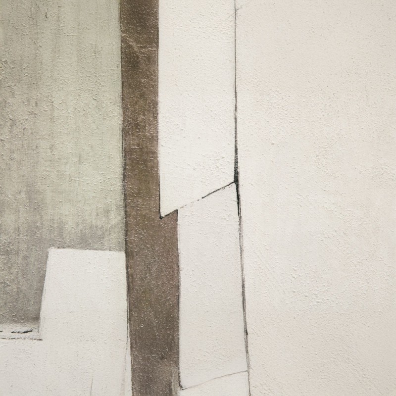 LINEAR ΠΙΝΑΚΑΣ ΔΙΑΚΟΣΜΗΤΙΚΟΣ ΜΕ ΚΟΡΝΙΖΑ 90x120x4cm ΚΑΜΒΑΣ ΜΠΕΖ ΓΚΡΙ ΜΑΥΡΟ ΞΥΛΟ ΦΥΣΙΚΟ