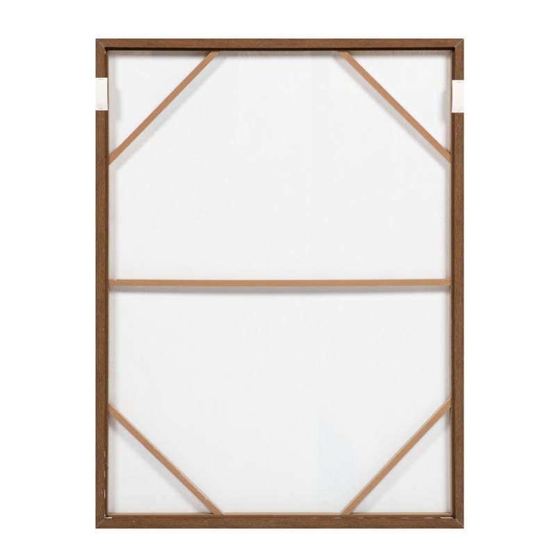 LINEAR ΠΙΝΑΚΑΣ ΔΙΑΚΟΣΜΗΤΙΚΟΣ ΜΕ ΚΟΡΝΙΖΑ 90x120x4cm ΚΑΜΒΑΣ ΜΠΕΖ ΓΚΡΙ ΜΑΥΡΟ ΞΥΛΟ ΦΥΣΙΚΟ