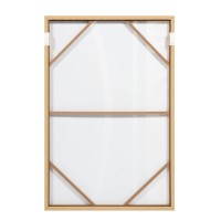 SOLAIRE A ΠΙΝΑΚΑΣ ΔΙΑΚΟΣΜΗΤΙΚΟΣ ΜΕ ΚΟΡΝΙΖΑ 80x120x4cm ΚΑΜΒΑΣ ΚΑΦΕ ΣΚΟΥΡΟ ΜΠΕΖ ΞΥΛΟ ΦΥΣΙΚΟ