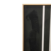 SOLAIRE B ΠΙΝΑΚΑΣ ΔΙΑΚΟΣΜΗΤΙΚΟΣ ΜΕ ΚΟΡΝΙΖΑ 80x120x4cm ΚΑΜΒΑΣ ΚΑΦΕ ΣΚΟΥΡΟ ΜΠΕΖ ΞΥΛΟ ΦΥΣΙΚΟ