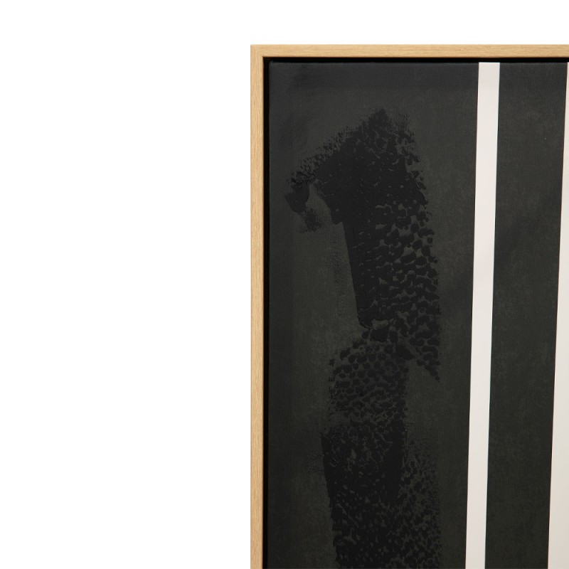 SOLAIRE B ΠΙΝΑΚΑΣ ΔΙΑΚΟΣΜΗΤΙΚΟΣ ΜΕ ΚΟΡΝΙΖΑ 80x120x4cm ΚΑΜΒΑΣ ΚΑΦΕ ΣΚΟΥΡΟ ΜΠΕΖ ΞΥΛΟ ΦΥΣΙΚΟ