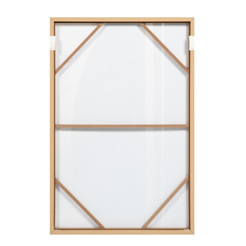 SOLAIRE B ΠΙΝΑΚΑΣ ΔΙΑΚΟΣΜΗΤΙΚΟΣ ΜΕ ΚΟΡΝΙΖΑ 80x120x4cm ΚΑΜΒΑΣ ΚΑΦΕ ΣΚΟΥΡΟ ΜΠΕΖ ΞΥΛΟ ΦΥΣΙΚΟ