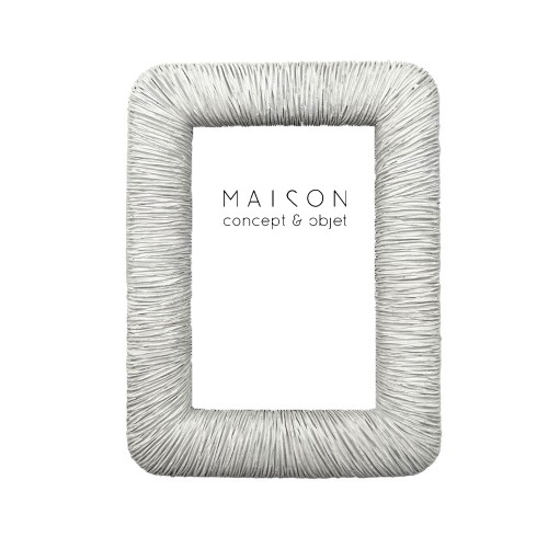 MARBRE ΚΟΡΝΙΖΑ 15x2x20cm POLYRESIN ΑΣΠΡΟ ΓΥΑΛΙ