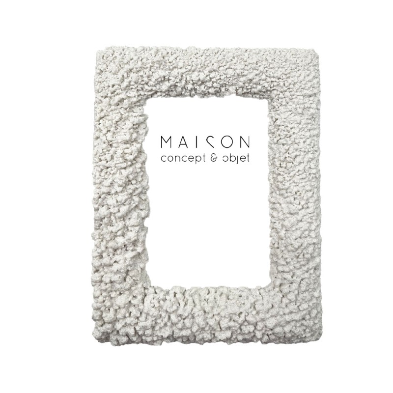 REEF A ΚΟΡΝΙΖΑ 16.5x3x21.5cm POLYRESIN ΑΣΠΡΟ ΓΥΑΛΙ