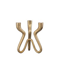 TREPPIEDE ΚΗΡΟΠΗΓΙΟ 21x19x25cm ΑΛΟΥΜΙΝΙΟ ΧΡΥΣΟ