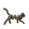 BELMA ΔΙΑΚΟΣΜΗΤΙΚΟ ΓΑΤΑ 30x8x22cm POLYRESIN STONE ΜΠΕΖ