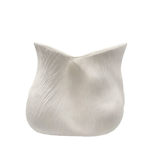 FLORESTA ΒΑΖΟ 32x22x28cm POLYRESIN ΑΣΠΡΟ