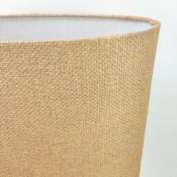 SELENE ΦΩΤΙΣΤΙΚΟ ΕΠΙΤΡΑΠΕΖΙΟ 40x20x59cm ΚΕΡΑΜΙΚΟ ΜΠΕΖ ΛΙΝΟ ΛΕΥΚΟ