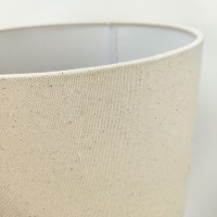 ONIA ΦΩΤΙΣΤΙΚΟ ΕΠΙΤΡΑΠΕΖΙΟ 30x30x53cm ΚΕΡΑΜΙΚΟ ΜΠΕΖ ΛΙΝΟ ΜΠΕΖ