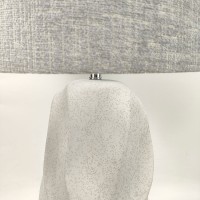 INIR ΦΩΤΙΣΤΙΚΟ ΕΠΙΤΡΑΠΕΖΙΟ 32x32x57cm ΚΕΡΑΜΙΚΟ ΜΠΕΖ ΛΙΝΟ ΓΚΡΙ