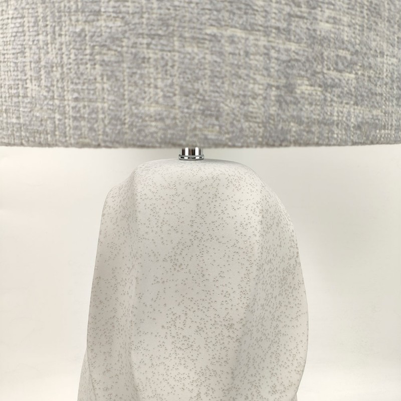 INIR ΦΩΤΙΣΤΙΚΟ ΕΠΙΤΡΑΠΕΖΙΟ 32x32x57cm ΚΕΡΑΜΙΚΟ ΜΠΕΖ ΛΙΝΟ ΓΚΡΙ
