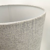 INIR ΦΩΤΙΣΤΙΚΟ ΕΠΙΤΡΑΠΕΖΙΟ 32x32x57cm ΚΕΡΑΜΙΚΟ ΜΠΕΖ ΛΙΝΟ ΓΚΡΙ