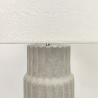 MARO ΦΩΤΙΣΤΙΚΟ ΕΠΙΤΡΑΠΕΖΙΟ 33x3x59cm ΚΕΡΑΜΙΚΟ ΓΚΡΙ ΑΝΟΙΧΤΟ ΛΙΝΟ ΛΕΥΚΟ