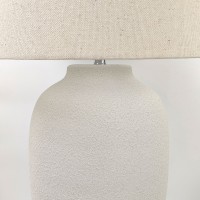 EONIA ΦΩΤΙΣΤΙΚΟ ΕΠΙΤΡΑΠΕΖΙΟ 35x35x101cm ΚΕΡΑΜΙΚΟ ΛΕΥΚΟ ΛΙΝΟ ΛΕΥΚΟ