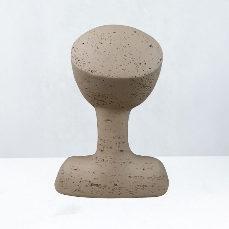 AURA I ΔΙΑΚΟΣΜΗΤΙΚΟ ΠΡΟΣΩΠΟ 19x14x26cm RESIN ΚΑΦΕ ΑΝΟΙΧΤΟ