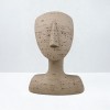 AURA I ΔΙΑΚΟΣΜΗΤΙΚΟ ΠΡΟΣΩΠΟ 19x14x26cm RESIN ΚΑΦΕ ΑΝΟΙΧΤΟ
