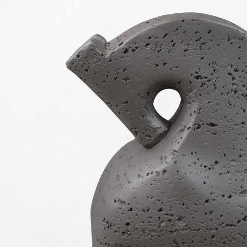 ARCHON I ΔΙΑΚΟΣΜΗΤΙΚΟ ΑΛΟΓΟ 17x8x22cm RESIN ΚΑΦΕ ΣΚΟΥΡΟ