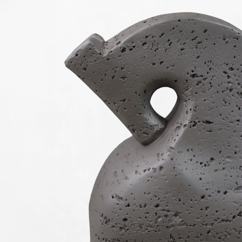 ARCHON I ΔΙΑΚΟΣΜΗΤΙΚΟ ΑΛΟΓΟ 17x7.5x22cm RESIN ΚΑΦΕ ΣΚΟΥΡΟ