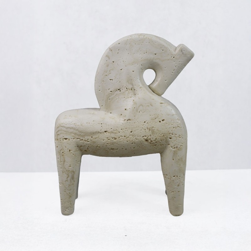 ARCHON II ΔΙΑΚΟΣΜΗΤΙΚΟ ΑΛΟΓΟ 17x7.5x22cm RESIN ΜΠΕΖ