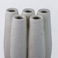 ORIN III ΒΑΖΟ 23x15.5x38cm RESIN ΜΠΕΖ