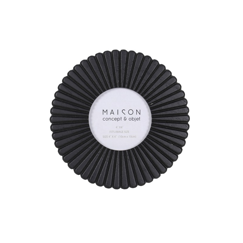 OROS ΚΟΡΝΙΖΑ 20x1.5x20cm MDF ΜΑΥΡΟ ΓΥΑΛΙ