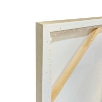 HUSK ΠΙΝΑΚΑΣ ΔΙΑΚΟΣΜΗΤΙΚΟΣ ΜΕ ΚΟΡΝΙΖΑ 80x120x4cm ΚΑΜΒΑΣ ΜΠΕΖ ΛΕΥΚΟ PS