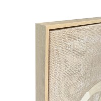 WHEAT ΠΙΝΑΚΑΣ ΔΙΑΚΟΣΜΗΤΙΚΟΣ ΜΕ ΚΟΡΝΙΖΑ 80x120x4cm ΚΑΜΒΑΣ ΜΠΕΖ ΛΕΥΚΟ PS