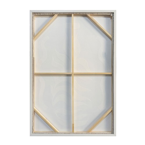 WHEAT ΠΙΝΑΚΑΣ ΔΙΑΚΟΣΜΗΤΙΚΟΣ ΜΕ ΚΟΡΝΙΖΑ 80x120x4cm ΚΑΜΒΑΣ ΜΠΕΖ ΛΕΥΚΟ PS