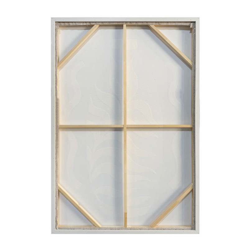 WHEAT ΠΙΝΑΚΑΣ ΔΙΑΚΟΣΜΗΤΙΚΟΣ ΜΕ ΚΟΡΝΙΖΑ 80x120x4cm ΚΑΜΒΑΣ ΜΠΕΖ ΛΕΥΚΟ PS