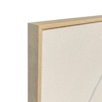RHYTHM A ΠΙΝΑΚΑΣ ΔΙΑΚΟΣΜΗΤΙΚΟΣ ΜΕ ΚΟΡΝΙΖΑ 80x120x4cm ΚΑΜΒΑΣ ΜΠΕΖ ΛΕΥΚΟ PS
