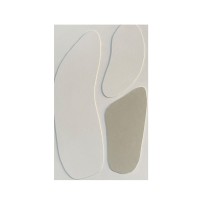RHYTHM A ΠΙΝΑΚΑΣ ΔΙΑΚΟΣΜΗΤΙΚΟΣ ΜΕ ΚΟΡΝΙΖΑ 80x120x4cm ΚΑΜΒΑΣ ΜΠΕΖ ΛΕΥΚΟ PS