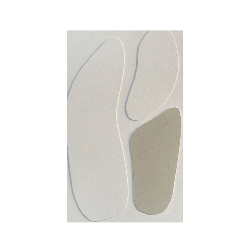 RHYTHM A ΠΙΝΑΚΑΣ ΔΙΑΚΟΣΜΗΤΙΚΟΣ ΜΕ ΚΟΡΝΙΖΑ 80x120x4cm ΚΑΜΒΑΣ ΜΠΕΖ ΛΕΥΚΟ PS