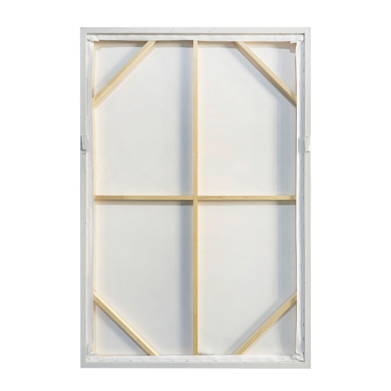 RHYTHM A ΠΙΝΑΚΑΣ ΔΙΑΚΟΣΜΗΤΙΚΟΣ ΜΕ ΚΟΡΝΙΖΑ 80x120x4cm ΚΑΜΒΑΣ ΜΠΕΖ ΛΕΥΚΟ PS