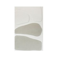 RHYTHM B ΠΙΝΑΚΑΣ ΔΙΑΚΟΣΜΗΤΙΚΟΣ ΜΕ ΚΟΡΝΙΖΑ 80x120x4cm ΚΑΜΒΑΣ ΜΠΕΖ ΛΕΥΚΟ PS