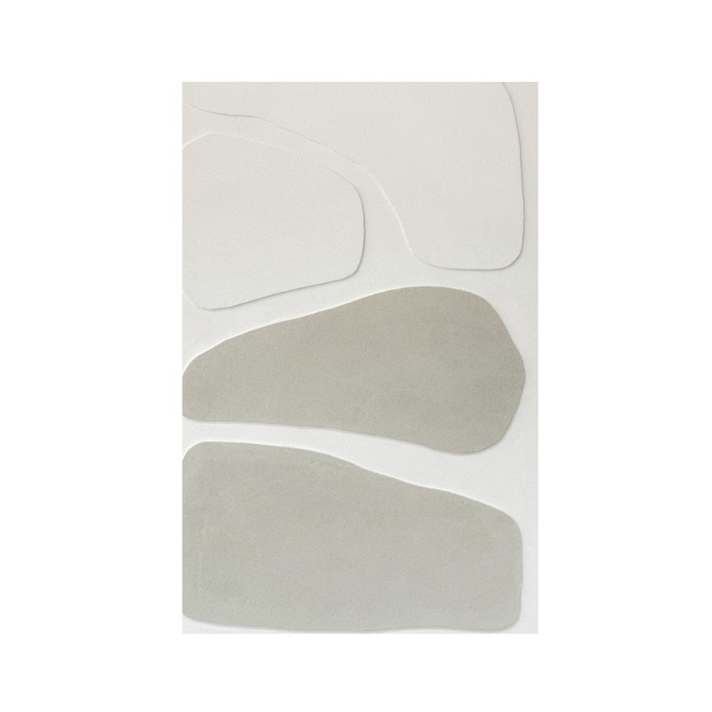 RHYTHM B ΠΙΝΑΚΑΣ ΔΙΑΚΟΣΜΗΤΙΚΟΣ ΜΕ ΚΟΡΝΙΖΑ 80x120x4cm ΚΑΜΒΑΣ ΜΠΕΖ ΛΕΥΚΟ PS