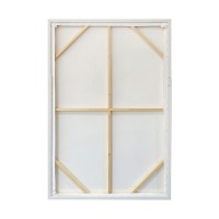 RHYTHM B ΠΙΝΑΚΑΣ ΔΙΑΚΟΣΜΗΤΙΚΟΣ ΜΕ ΚΟΡΝΙΖΑ 80x120x4cm ΚΑΜΒΑΣ ΜΠΕΖ ΛΕΥΚΟ PS