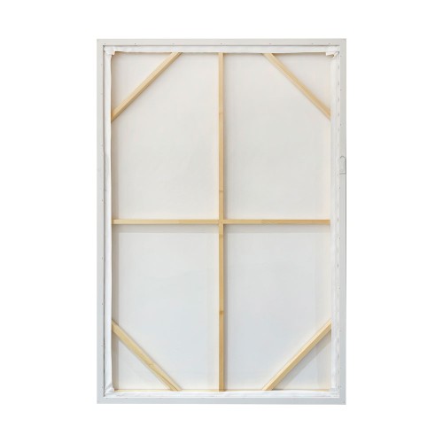 RHYTHM B ΠΙΝΑΚΑΣ ΔΙΑΚΟΣΜΗΤΙΚΟΣ ΜΕ ΚΟΡΝΙΖΑ 80x120x4cm ΚΑΜΒΑΣ ΜΠΕΖ ΛΕΥΚΟ PS
