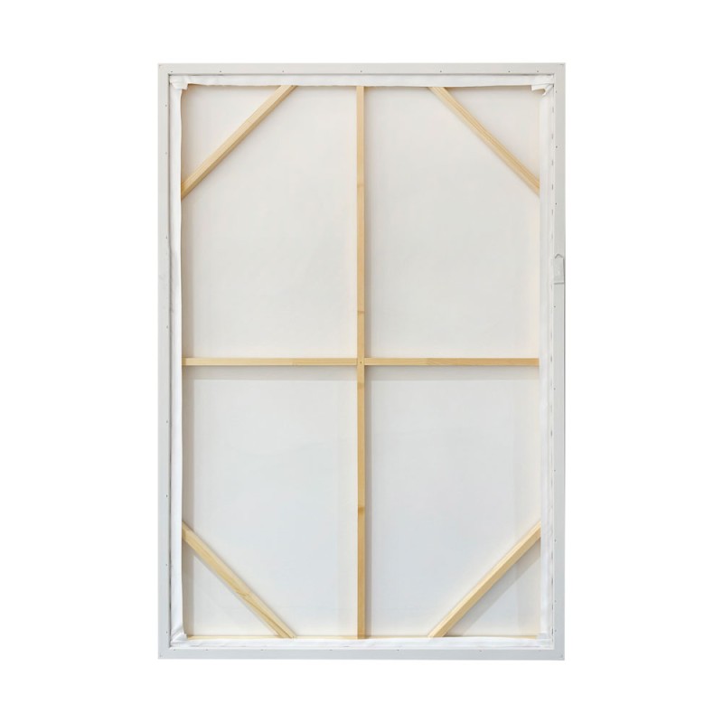 RHYTHM B ΠΙΝΑΚΑΣ ΔΙΑΚΟΣΜΗΤΙΚΟΣ ΜΕ ΚΟΡΝΙΖΑ 80x120x4cm ΚΑΜΒΑΣ ΜΠΕΖ ΛΕΥΚΟ PS