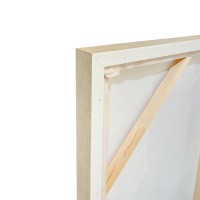 CRADLE ΠΙΝΑΚΑΣ ΔΙΑΚΟΣΜΗΤΙΚΟΣ ΜΕ ΚΟΡΝΙΖΑ 80x120x4cm ΚΑΜΒΑΣ ΜΠΕΖ ΚΑΦΕ ΜΑΥΡΟ ΓΚΡΙ PS